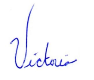 Victoria signature
